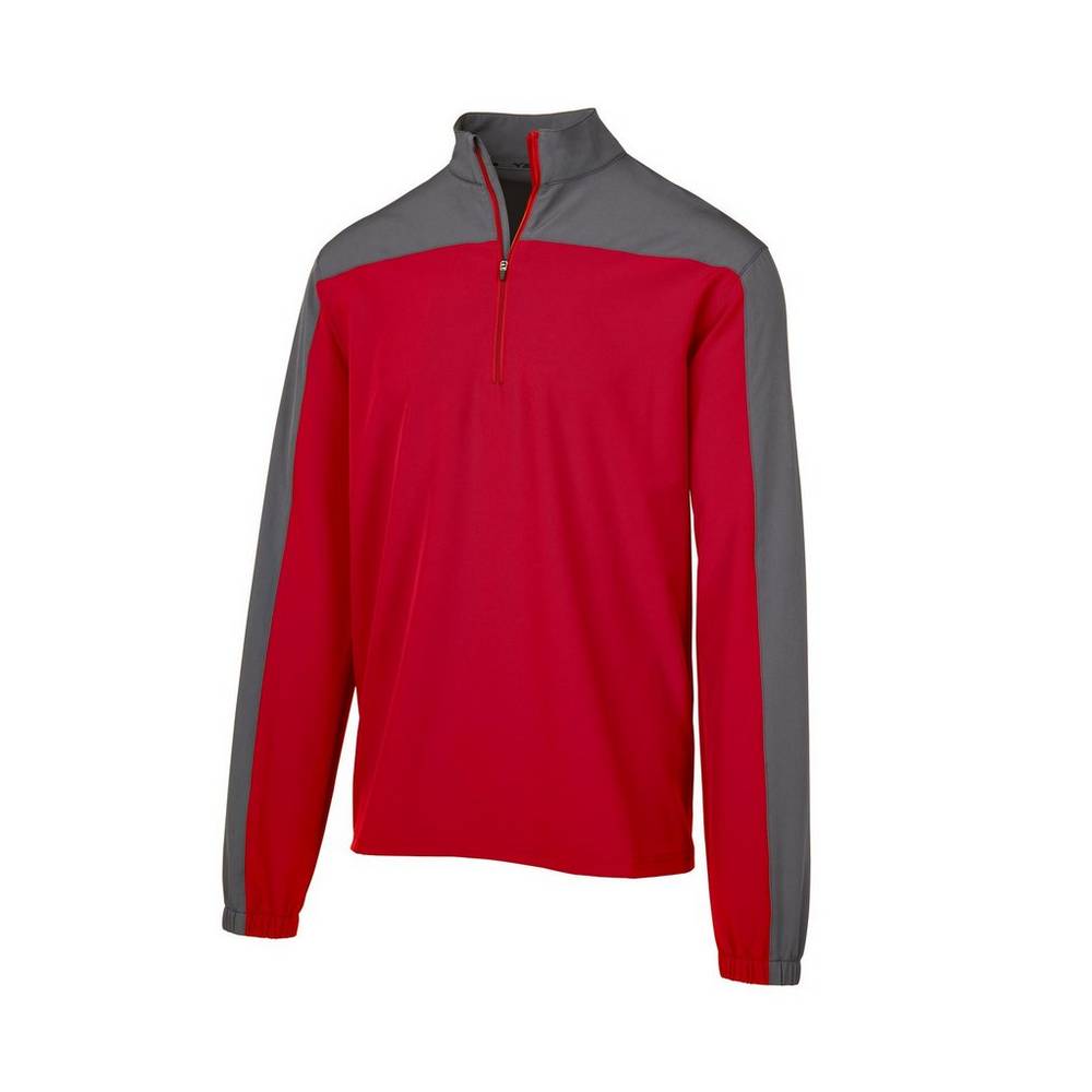 Casaco Mizuno Comp Long Sleeve Batting - Homem - Vermelhas - YIWHJ9312